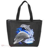 Dolphins Jumping Tote Bag thumb 0