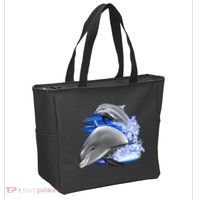 Dolphins Jumping Tote Bag thumb 2