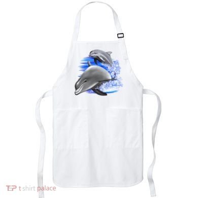 Dolphins Jumping Apron