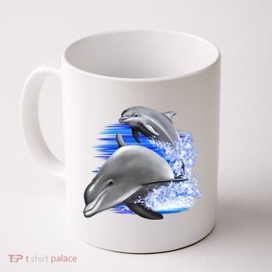 Dolphins Jumping Coffee Mug