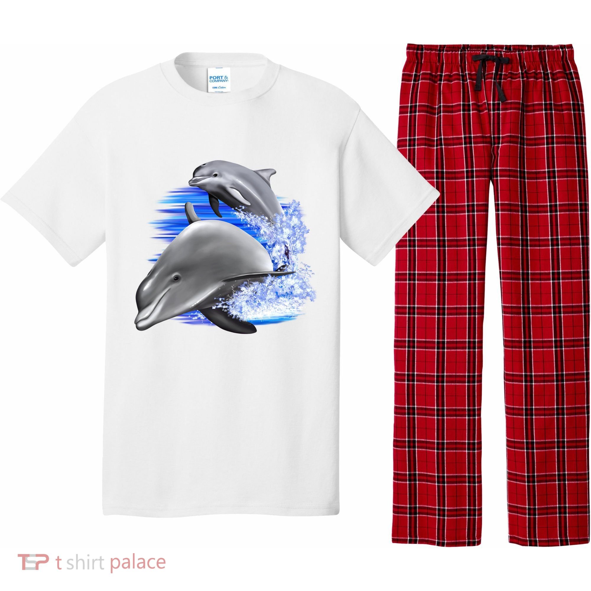 Dolphins Jumping Pajama Set
