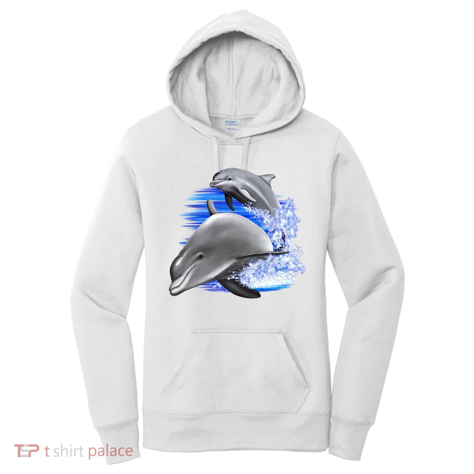 Dolphins Jumping Women's Hoodie