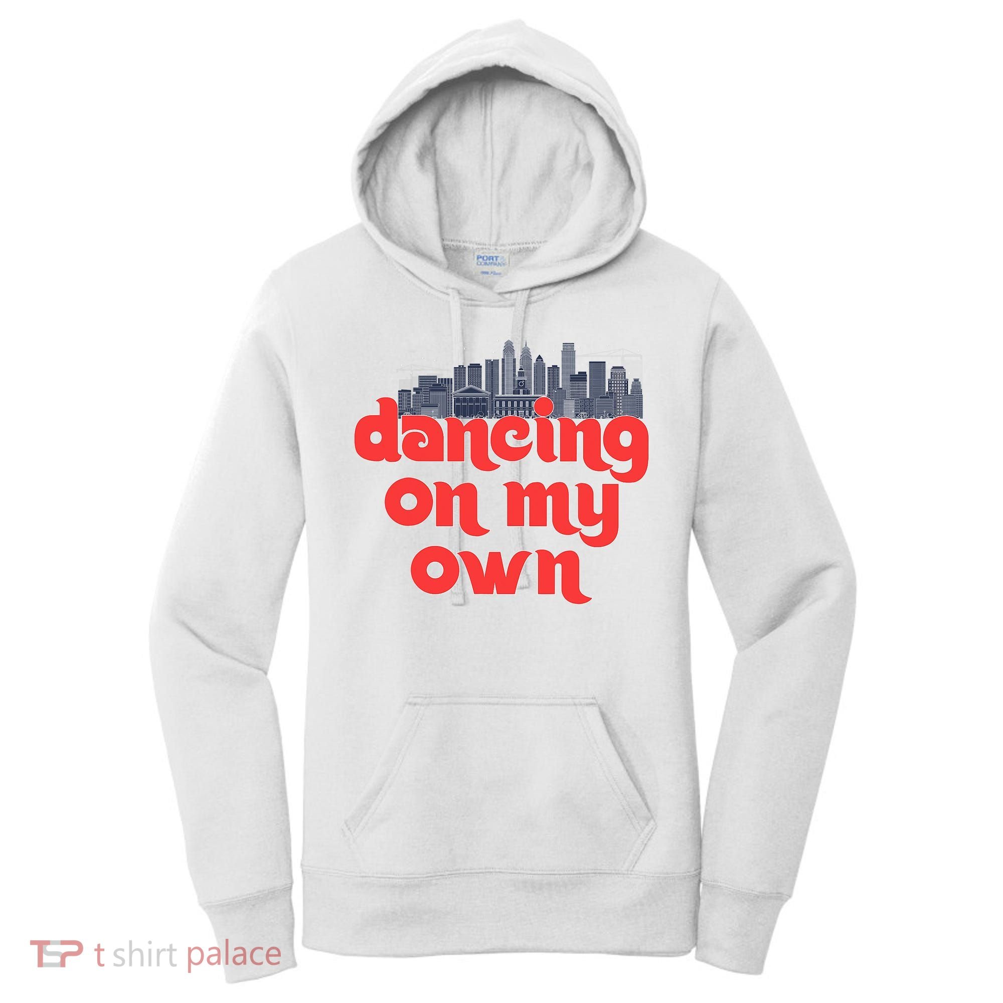 Dancing On My Own Philadelphia Baseball Fan Lover Women's Hoodie