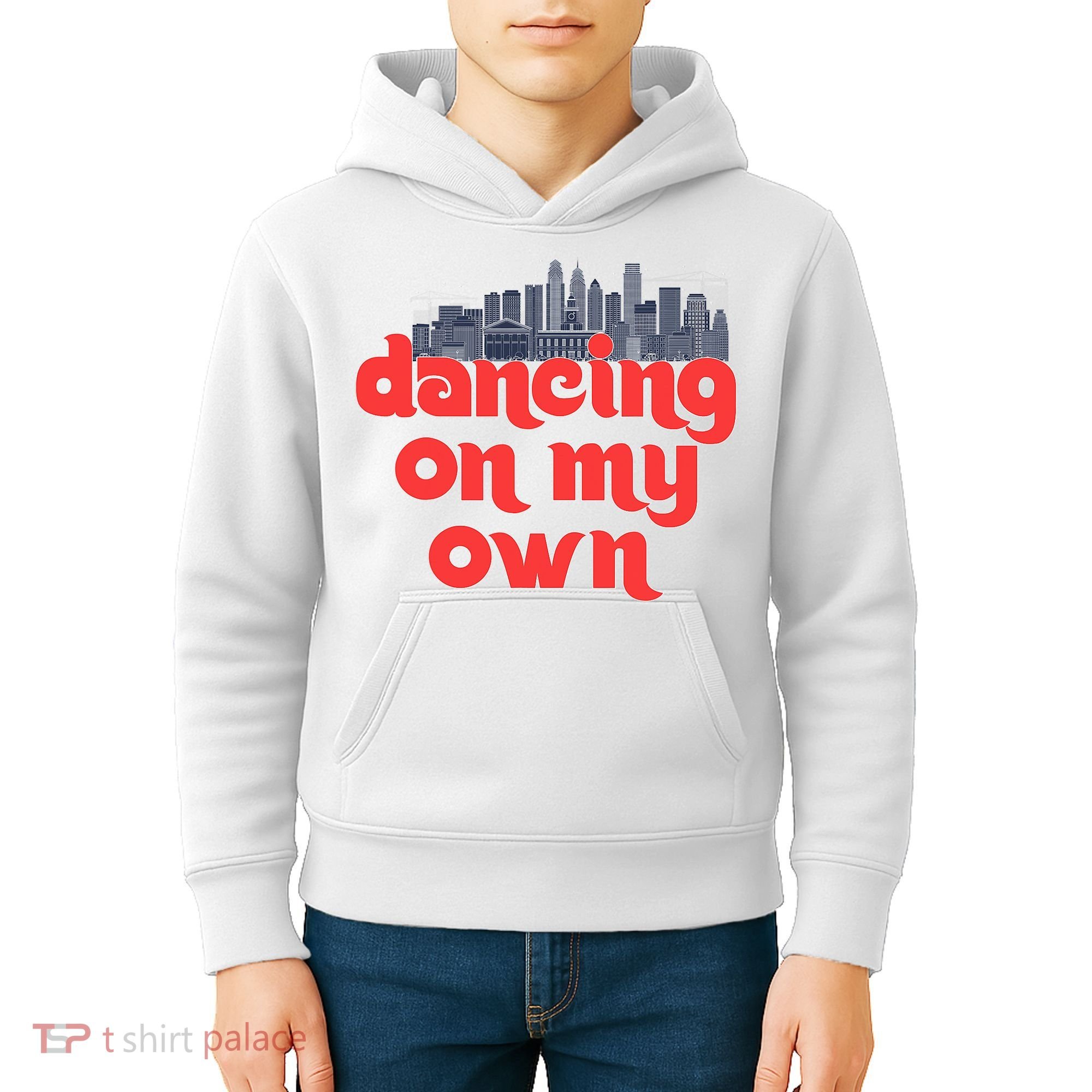 Dancing On My Own Philadelphia Baseball Fan Lover Kids Hoodie