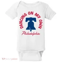 Dancing On My Own Philadelphia Funny Philly Baby Bodysuit thumb 0