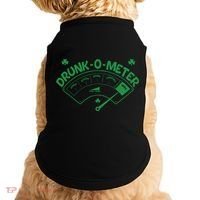 Drunk O Meter Sober Boozed Drunk Smashed Irish Clover Shamrocks Doggie Tank thumb 0
