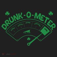 Drunk O Meter Sober Boozed Drunk Smashed Irish Clover Shamrocks Beanie thumb 2