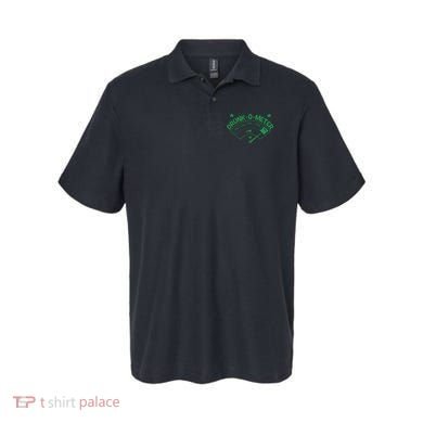 Drunk O Meter Sober Boozed Drunk Smashed Irish Clover Shamrocks Polo