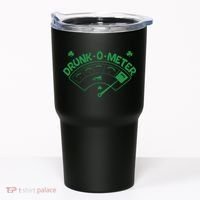 Drunk O Meter Sober Boozed Drunk Smashed Irish Clover Shamrocks Tumbler thumb 0
