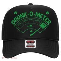 Drunk O Meter Sober Boozed Drunk Smashed Irish Clover Shamrocks Hat thumb 0