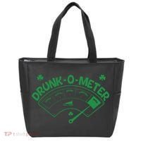 Drunk O Meter Sober Boozed Drunk Smashed Irish Clover Shamrocks Tote Bag thumb 0