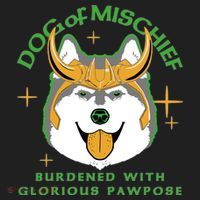 Dog Of Mischief Women's Sweatshirt thumb 2