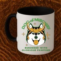 Dog Of Mischief Coffee Mug thumb 2