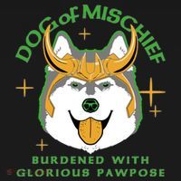 Dog Of Mischief Women's Hoodie thumb 2