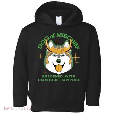Dog Of Mischief Toddler Hoodie