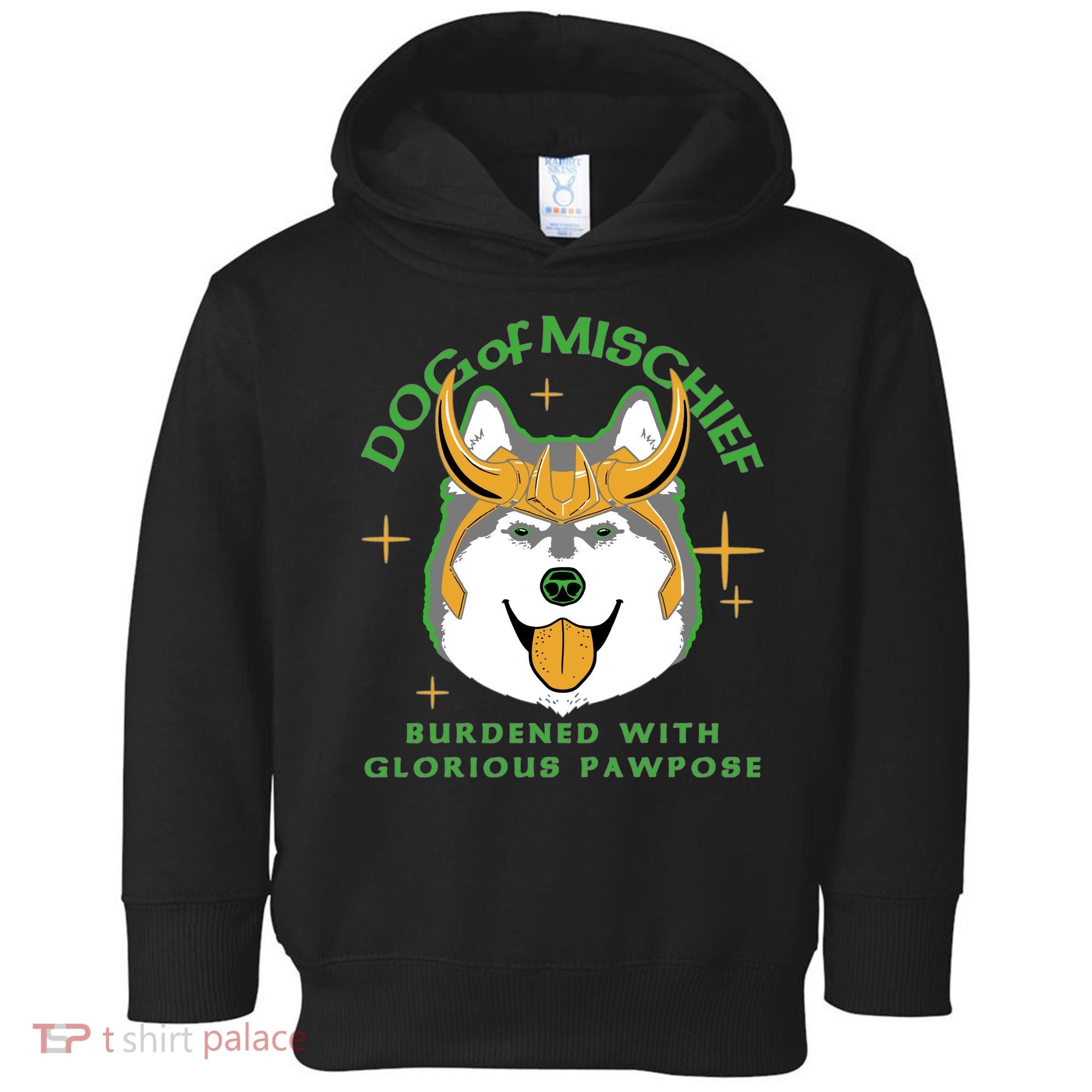 Dog Of Mischief Toddler Hoodie