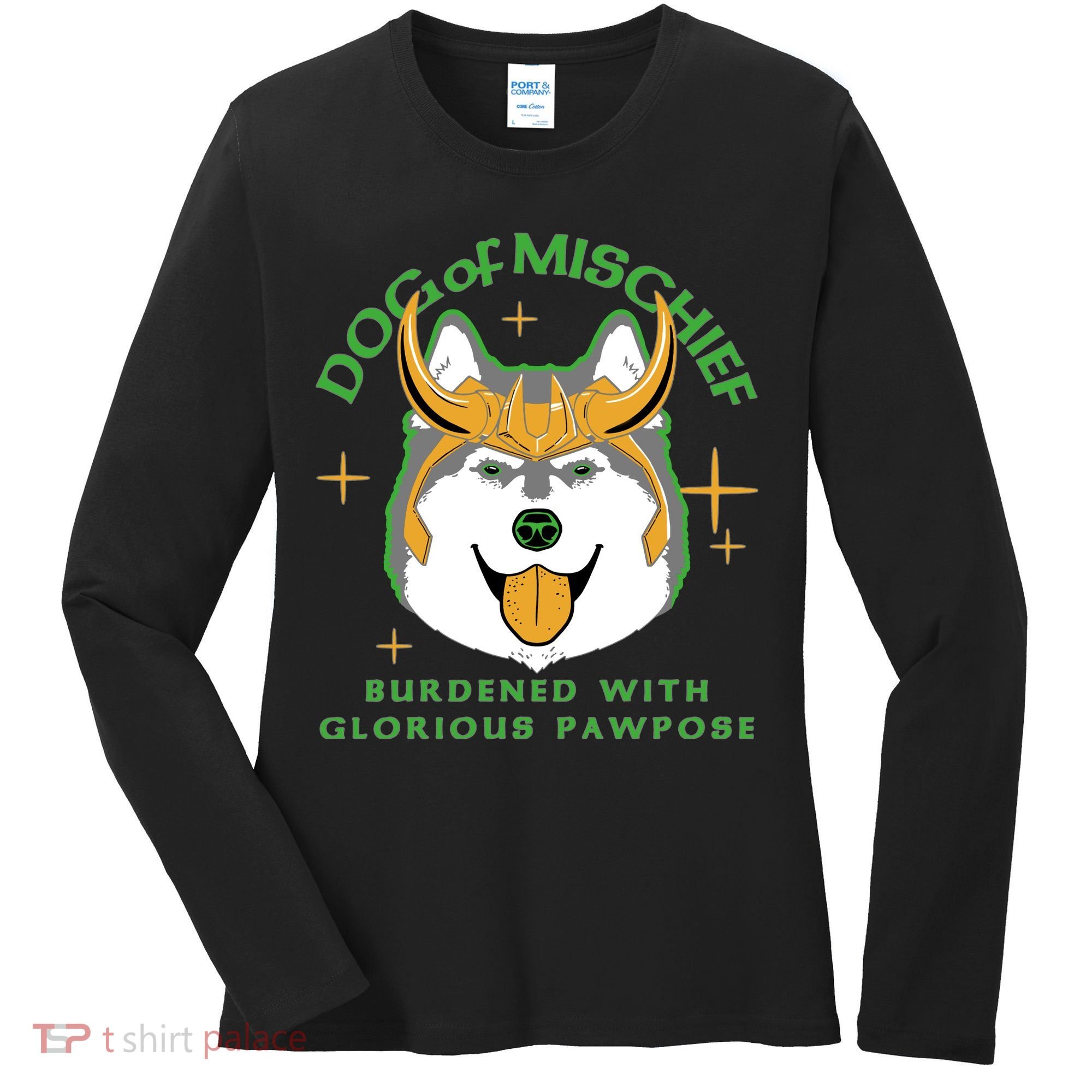 Dog Of Mischief Women's Long Sleeve Shirt