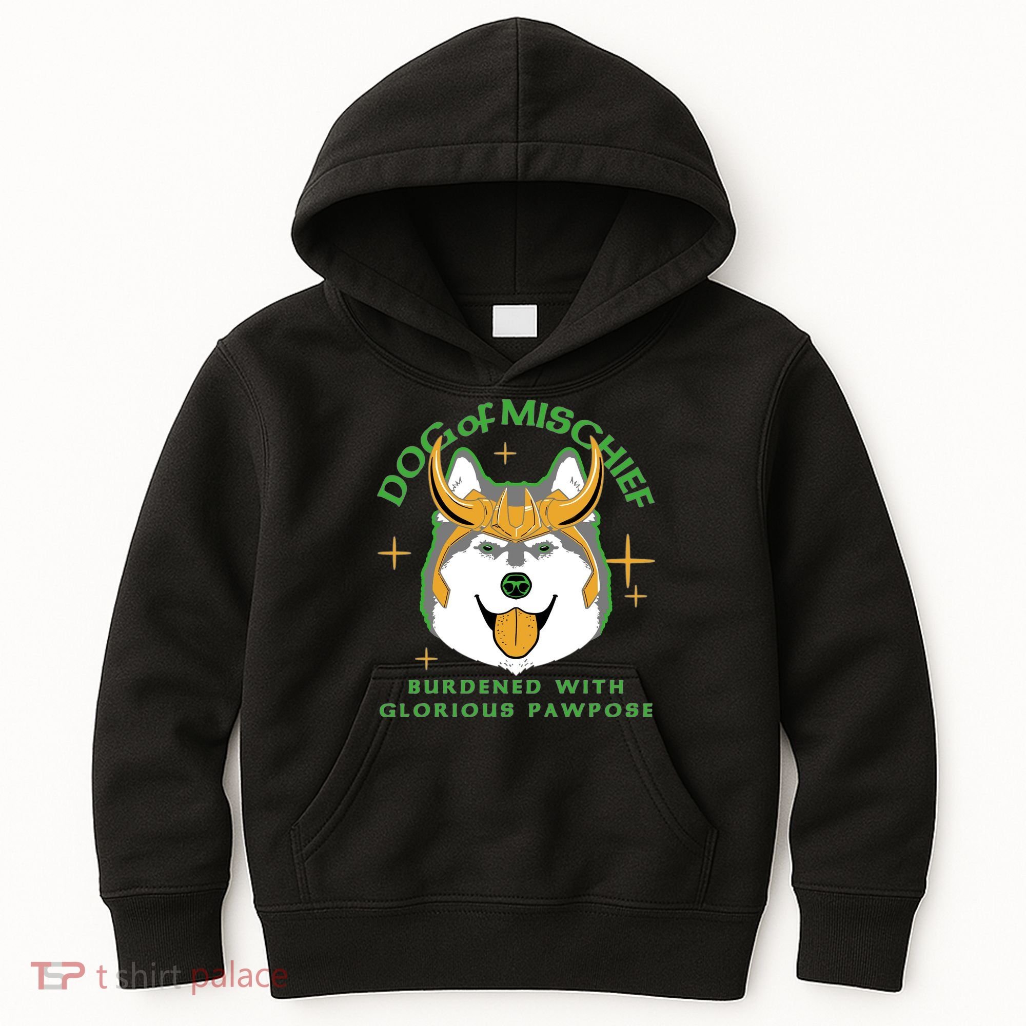 Dog Of Mischief Kids Hoodie