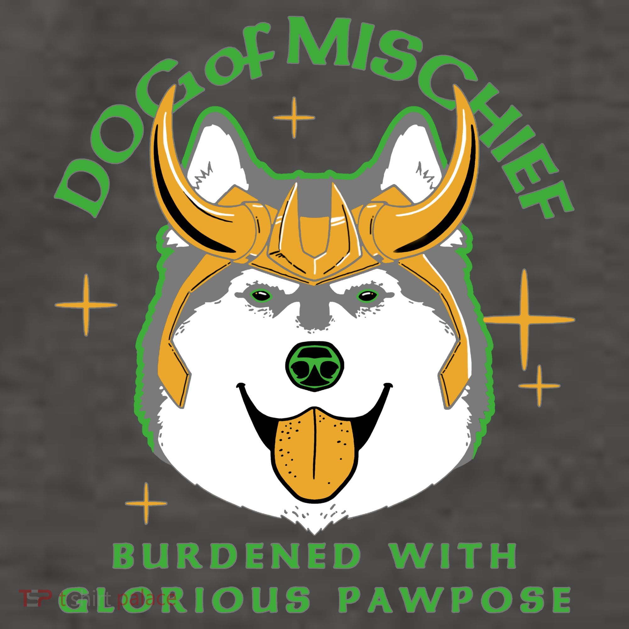 Dog Of Mischief Vector Backpack
