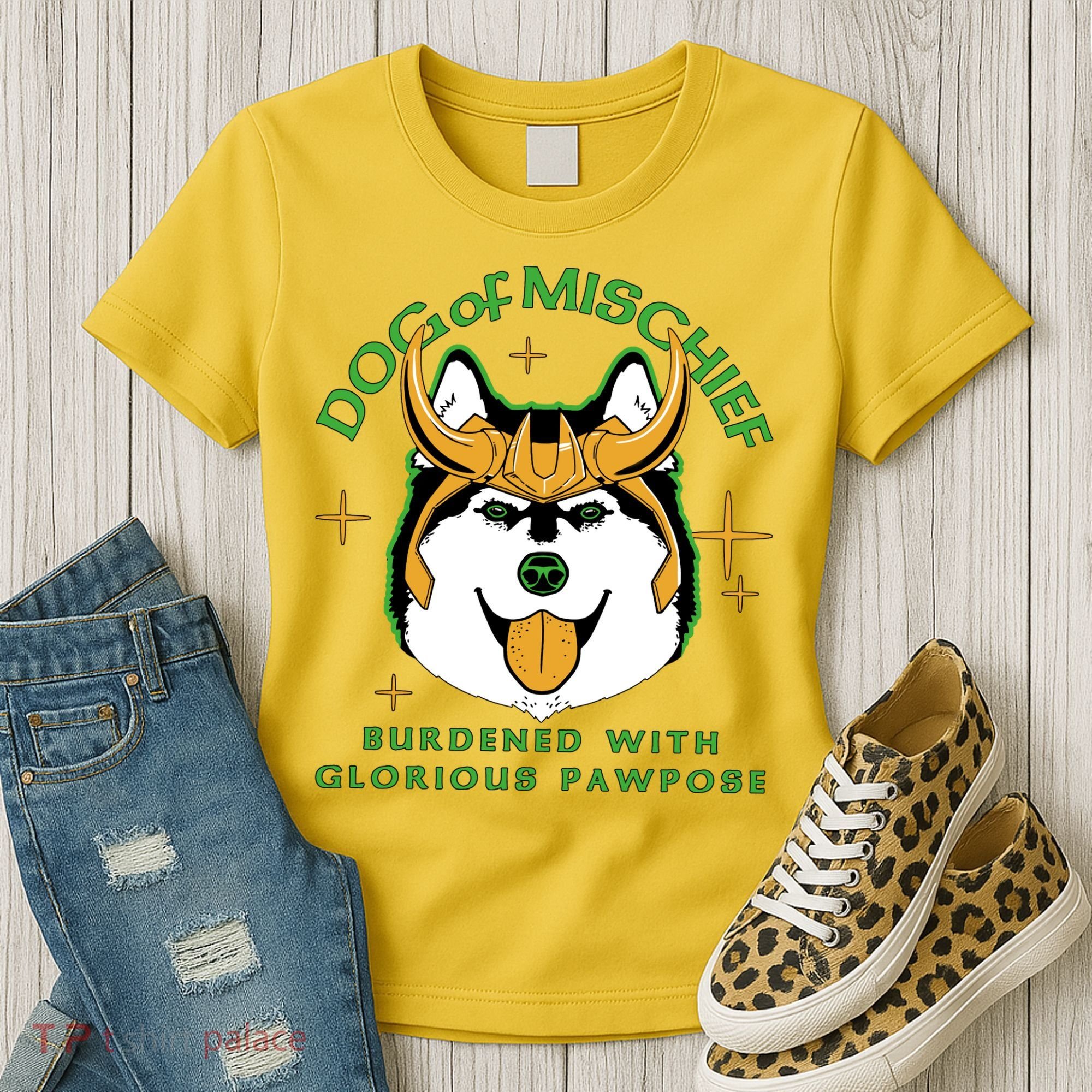 Dog Of Mischief Women's T-Shirt