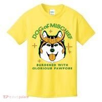 Dog Of Mischief Kids T-Shirt thumb 0