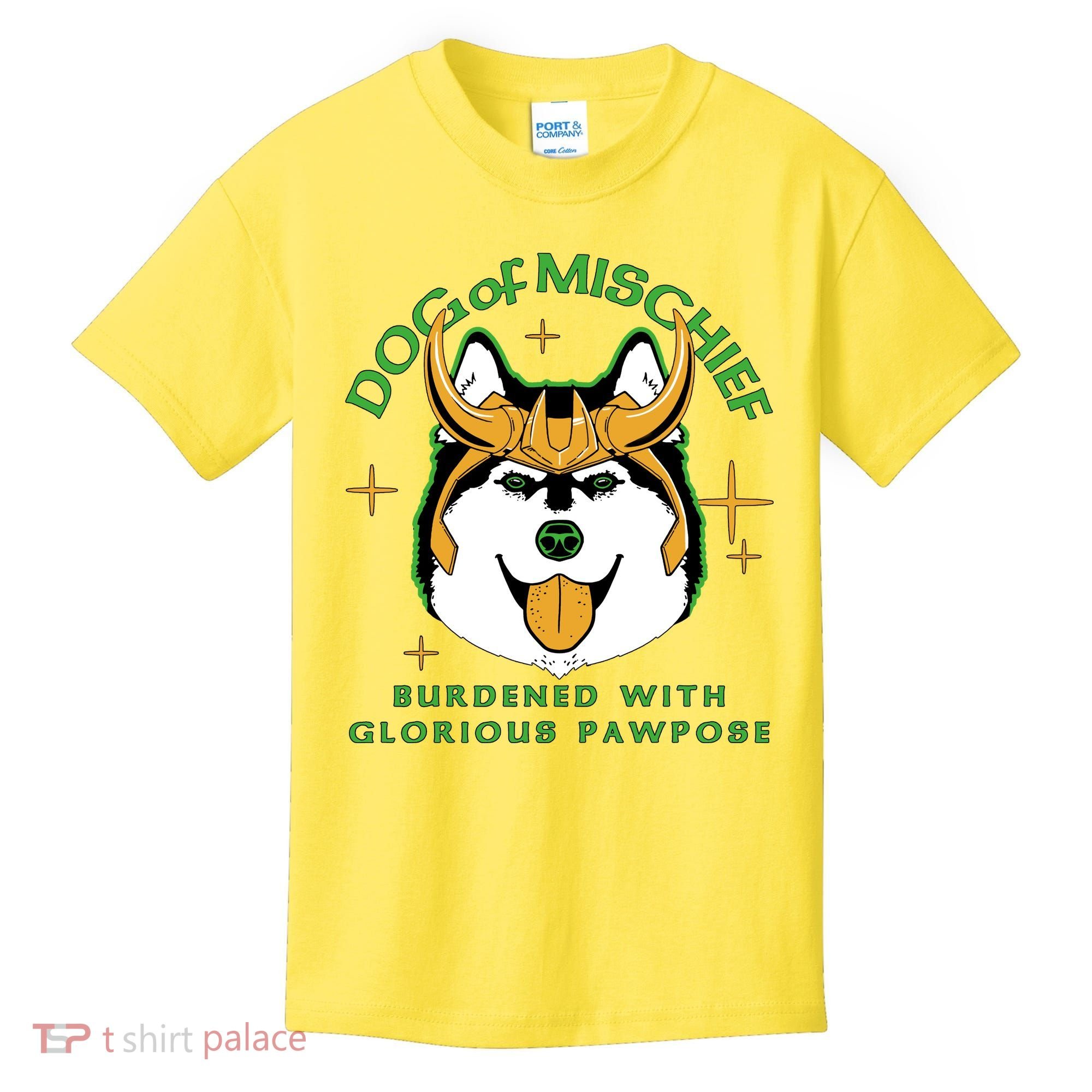 Dog Of Mischief Kids T-Shirt
