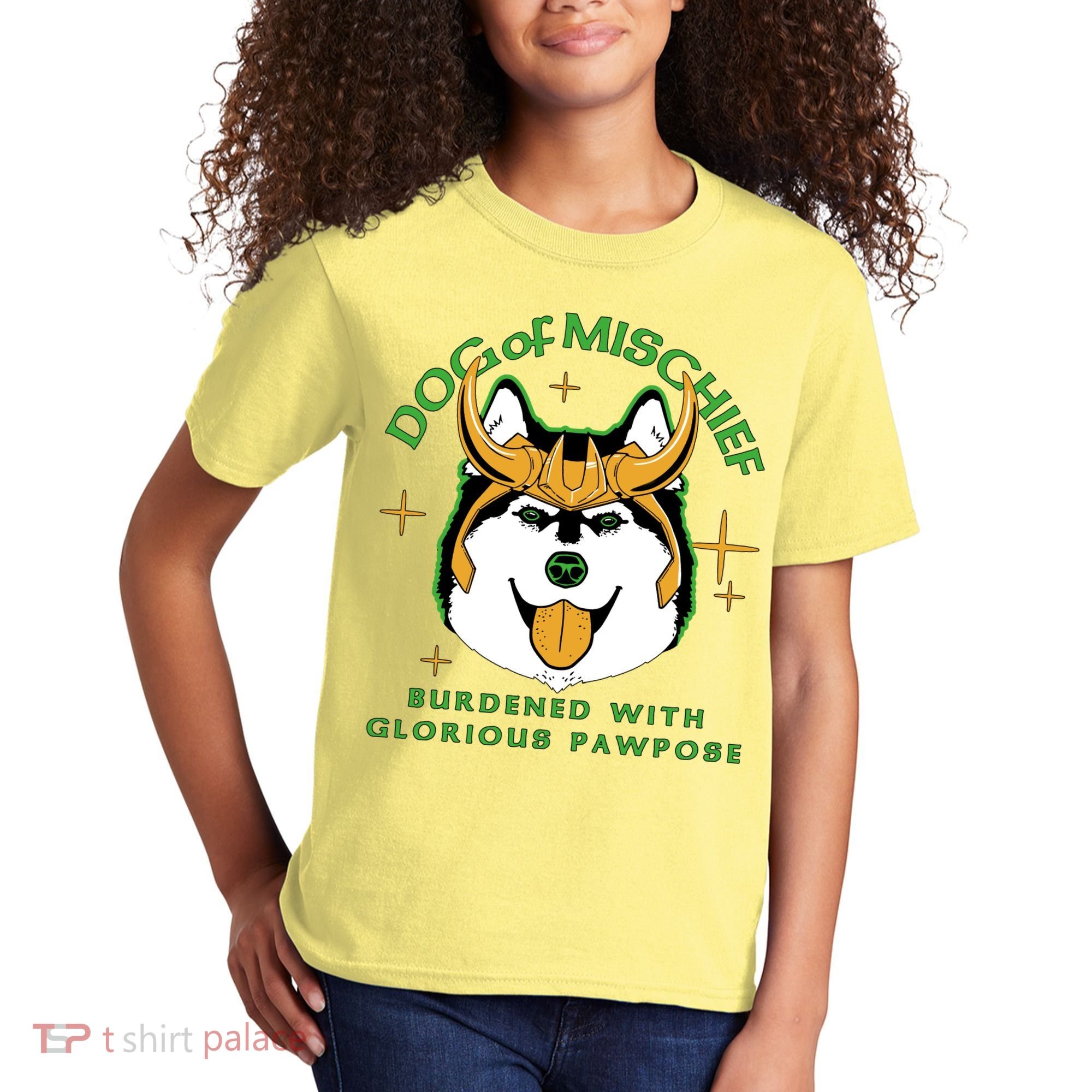 Dog Of Mischief Kids T-Shirt