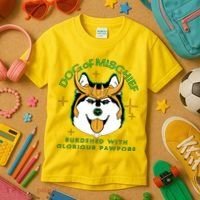 Dog Of Mischief Kids T-Shirt thumb 3