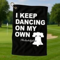 Dancing On My Own Philadelphia Baseball Golf Towel thumb 1