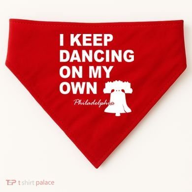 Dancing On My Own Philadelphia Baseball USA-Made Doggie Bandana