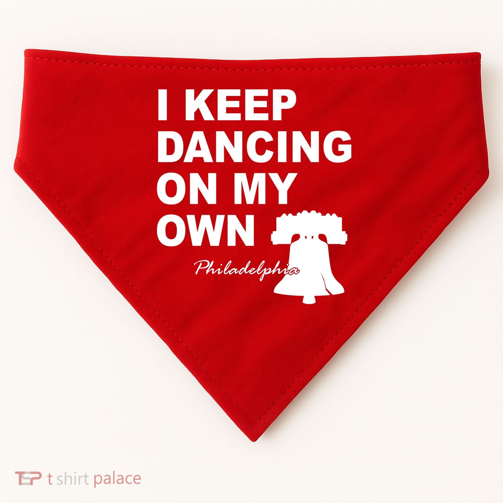 Dancing On My Own Philadelphia Baseball USA-Made Doggie Bandana