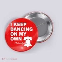 Dancing On My Own Philadelphia Baseball Button thumb 0