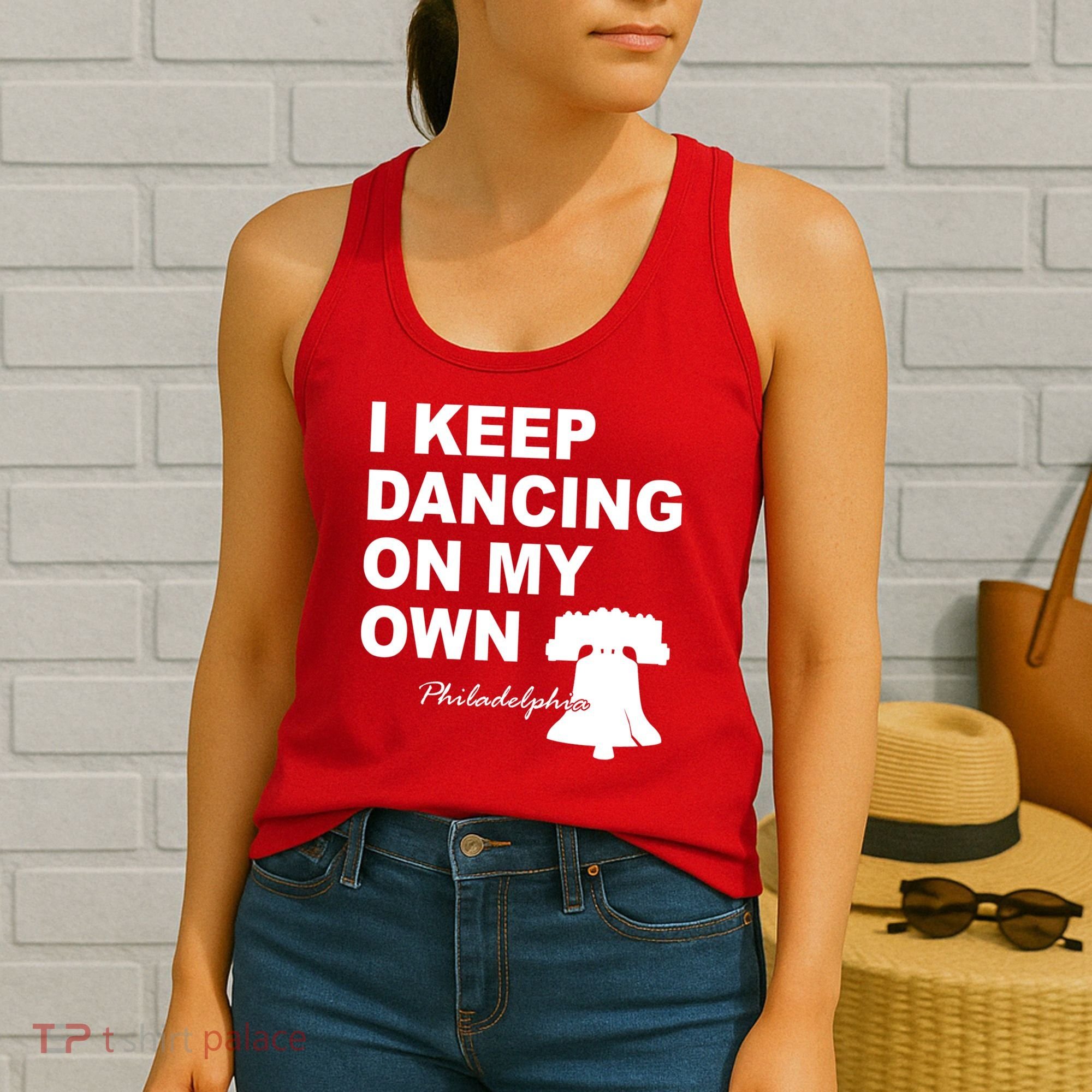 Dancing On My Own Philadelphia Baseball Women's Tank Top