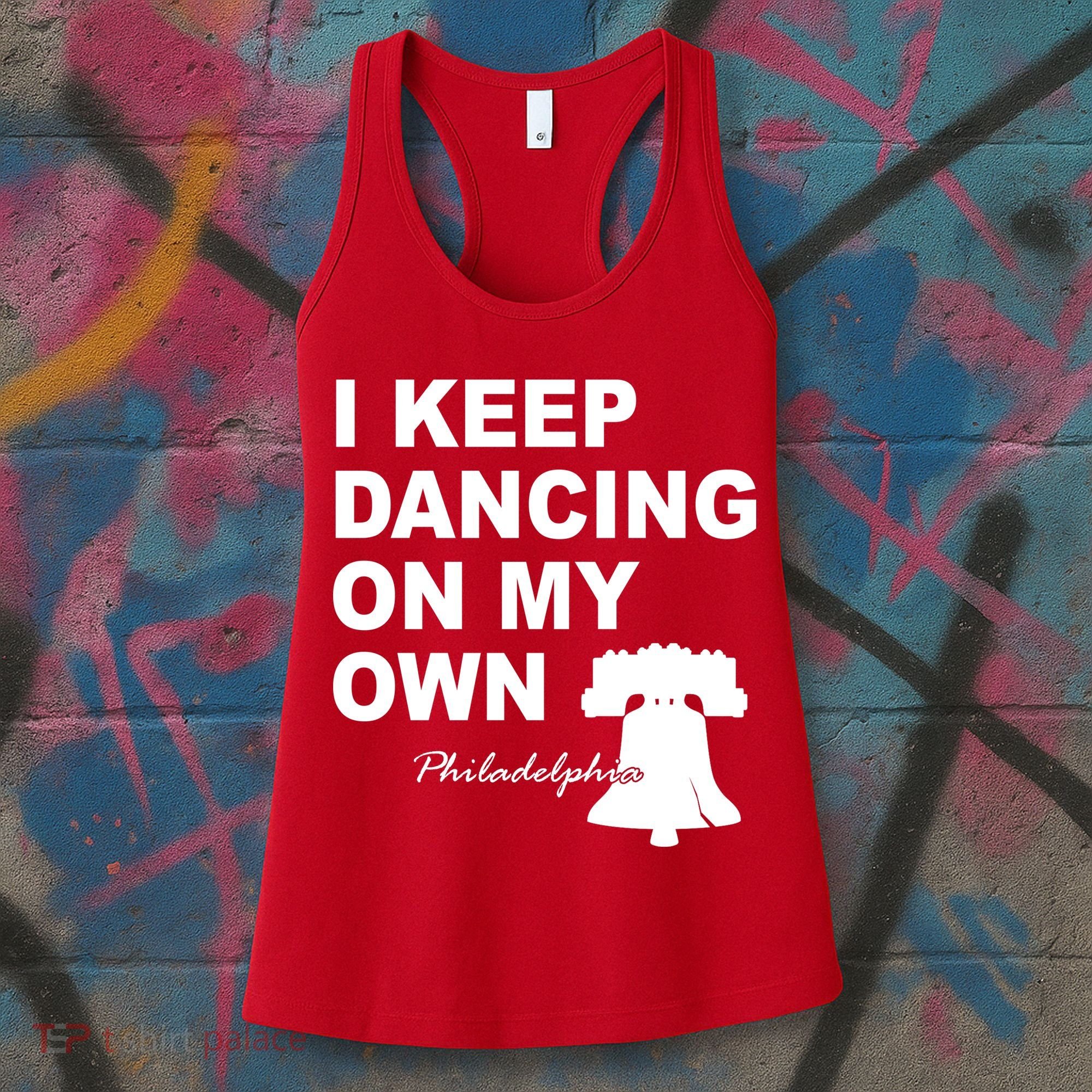 Dancing On My Own Philadelphia Baseball Women's Tank Top