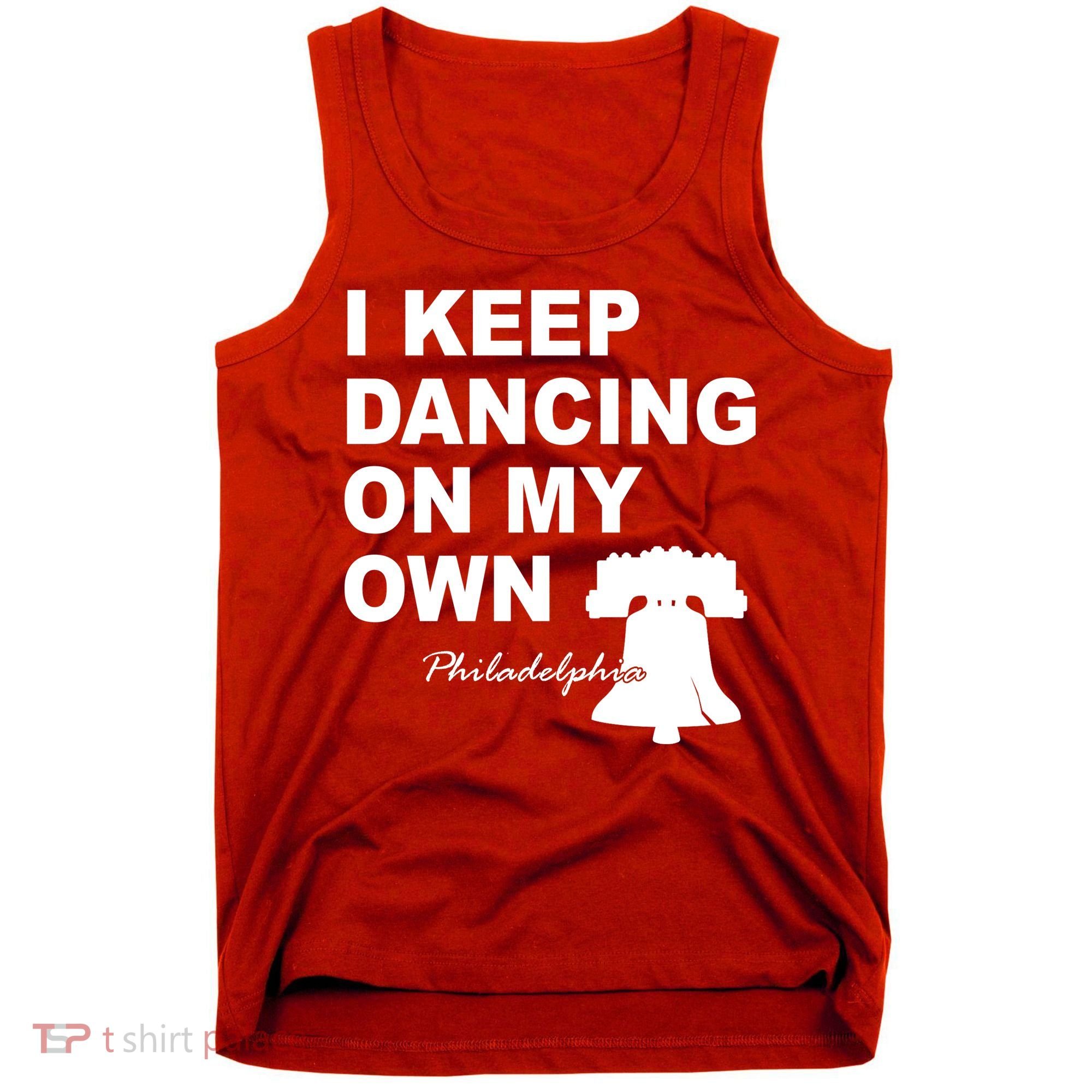 Dancing On My Own Philadelphia Baseball Tank Top