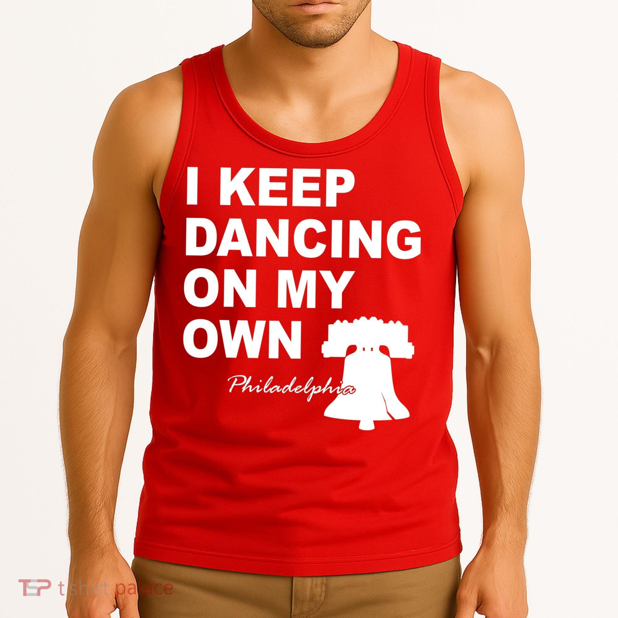 Dancing On My Own Philadelphia Baseball Tank Top