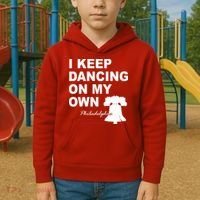 Dancing On My Own Philadelphia Baseball Kids Hoodie thumb 2