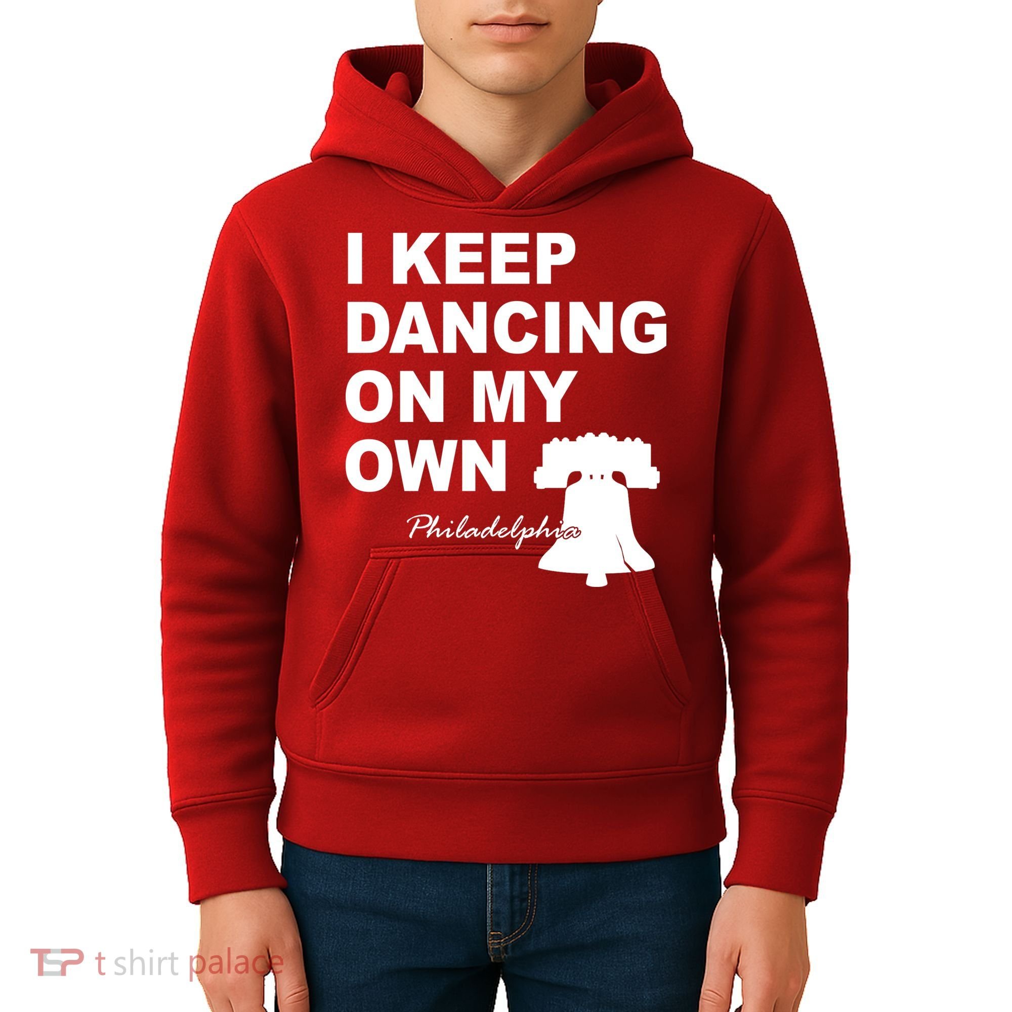 Dancing On My Own Philadelphia Baseball Kids Hoodie