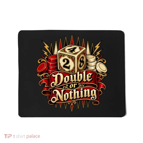Double or Nothing Backgammon Mousepad in the selected color