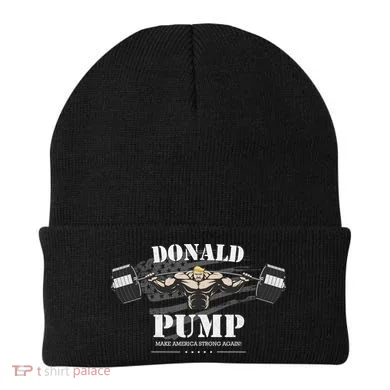 Donald Pump Make America Strong Again Beanie