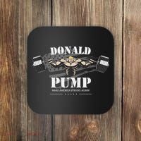  Donald Pump Make America Strong Again Coaster thumb 0