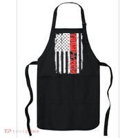 Donald Trump 2024 Distressed US Flag Apron thumb 0