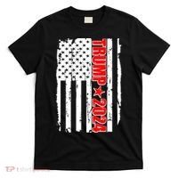 Donald Trump 2024 Distressed US Flag T-Shirt thumb 0