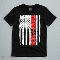 Donald Trump 2024 Distressed US Flag T-Shirt thumb 5