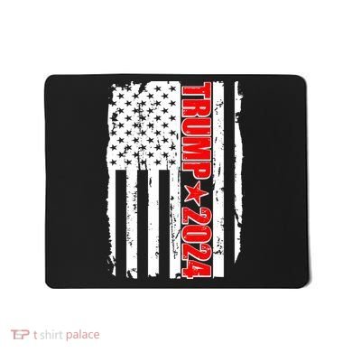 Donald Trump 2024 Distressed US Flag Mousepad