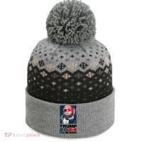 Donald Trump 2024 I'll Be Back The Baniff Cuffed Pom Beanie thumb 0