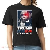 Donald Trump 2024 I'll Be Back Comfort Colors Boxy T-Shirt thumb 0