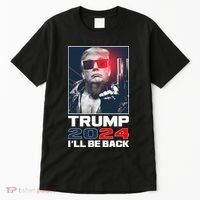 Donald Trump 2024 I'll Be Back Tall T-Shirt thumb 0