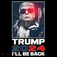 Donald Trump 2024 I'll Be Back Backpack thumb 2