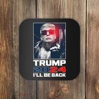 Donald Trump 2024 I'll Be Back Coaster thumb 0